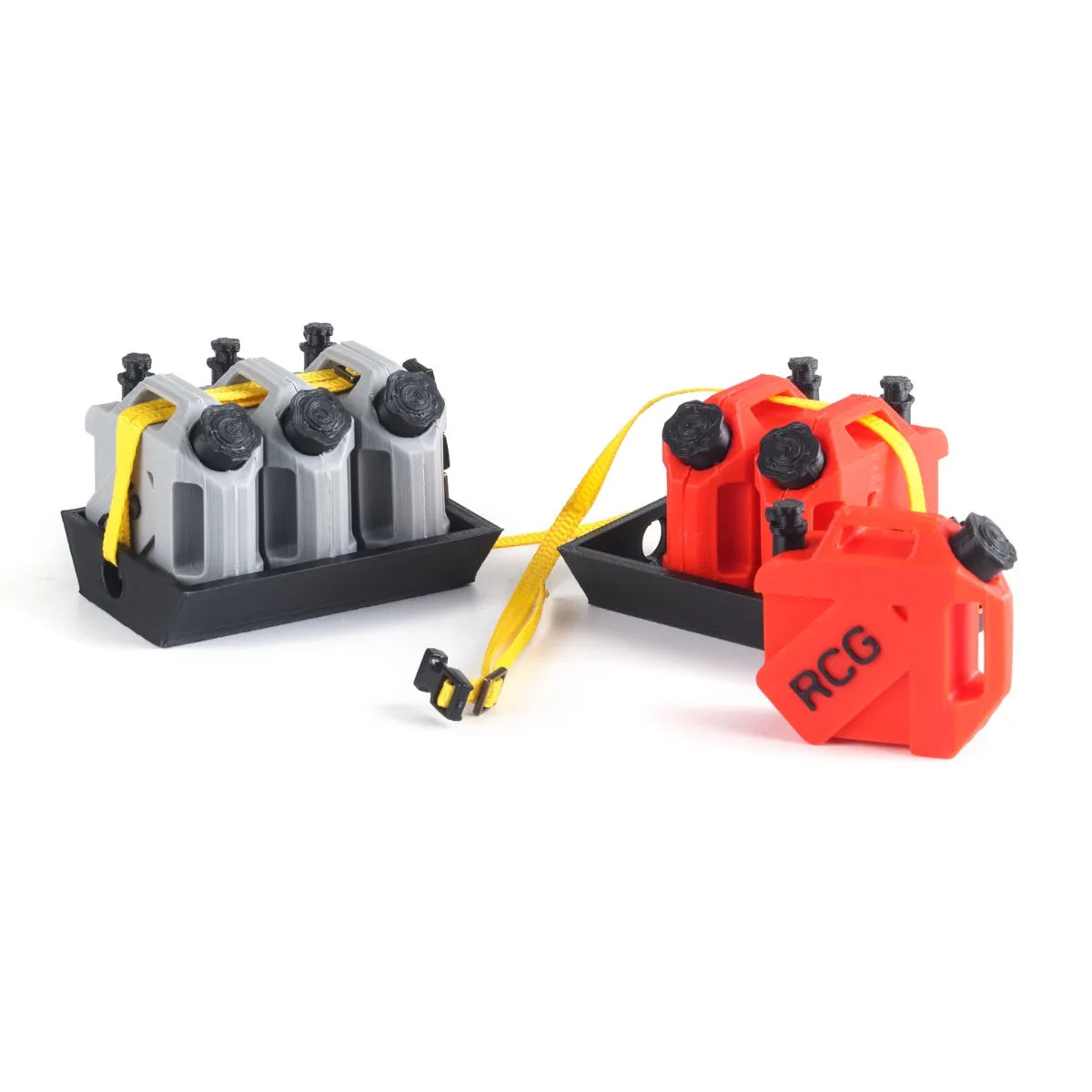HooCrawler 1/10 RC Mini Fuel Tank Set Decoration Simulation Fuel Tank  for 1/10 RC Crawler TRX4 SCX10 H10 Capra