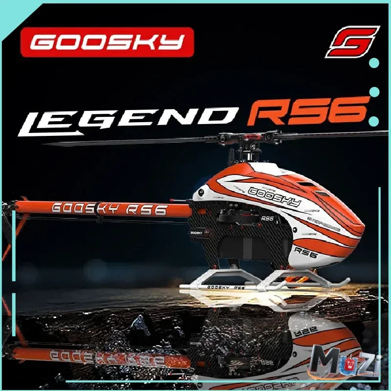 GOOSKY RS6-600 Level Model Aircraft Six Channel 3D Remote Control Aerobatic Helicopter Professional Remote Control Model Aircraf