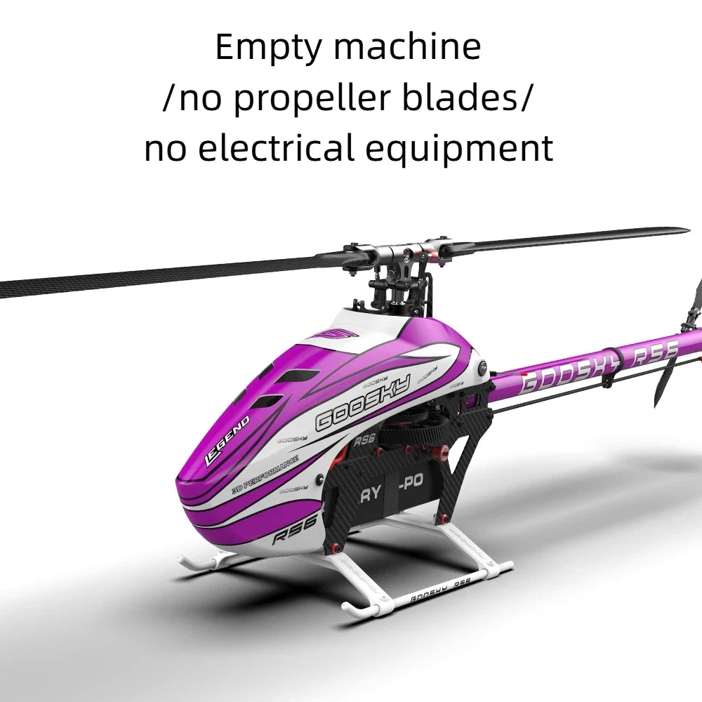Goosky Rs6-600 Class Model Aircraft 3d Stunt Remote Control Helicopter Without Propeller Blades Or Electrical Equipment