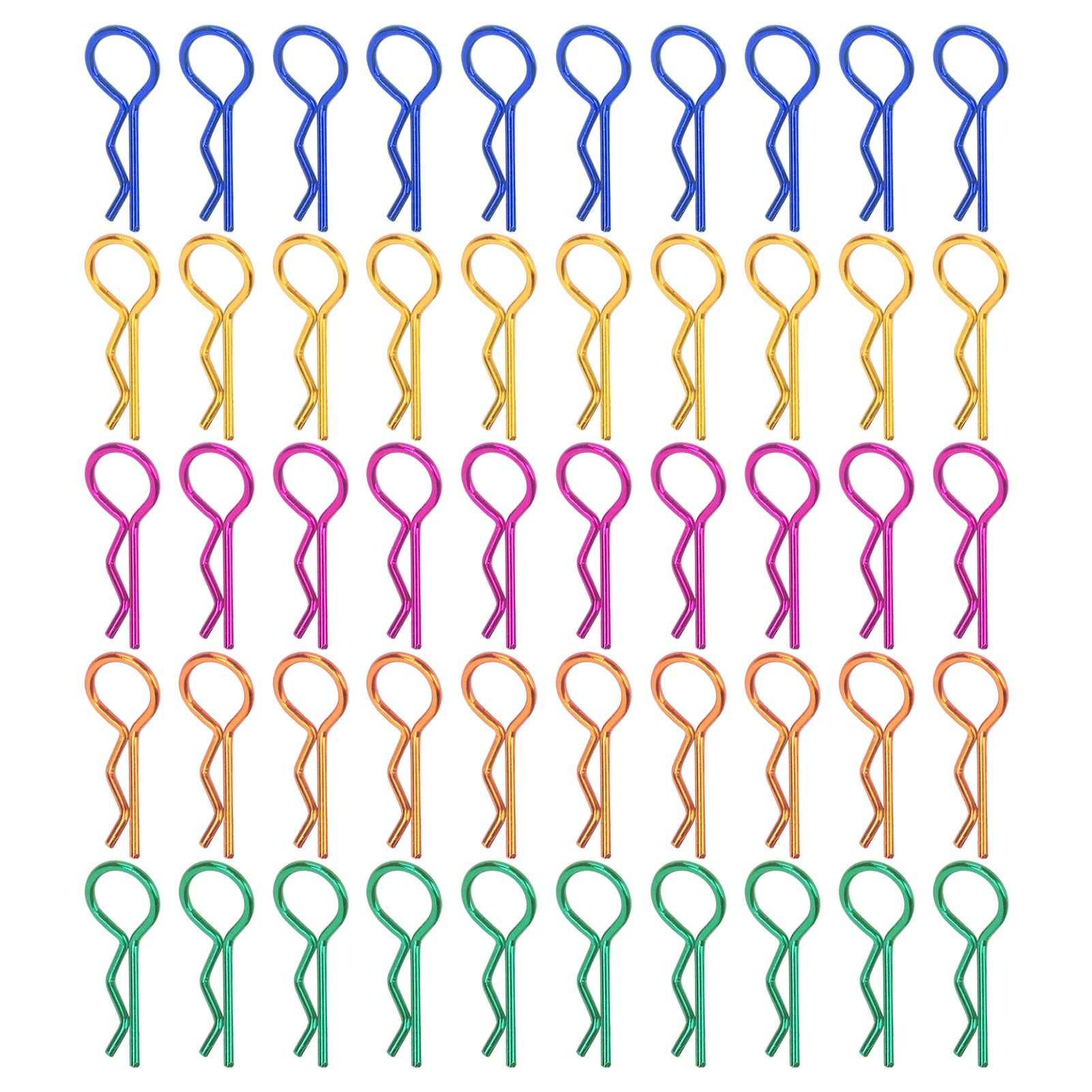 Rc Car R Clips Easy To Use Small And Lightweight Metal Rc Shell Clips for 1/5 1/6 1/8 1/10 Rc Car for Most Remote Control Cars