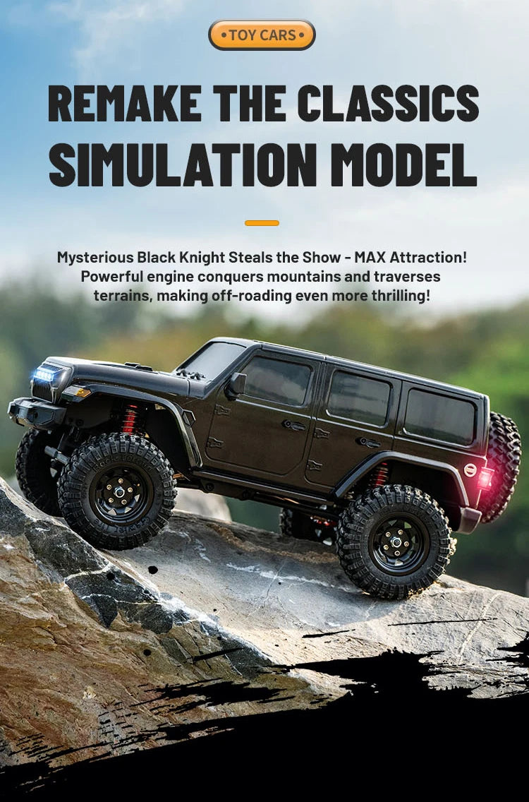 C8801 PRO/ C8801 1/18 RC Car With Light 2.4G 4WD Electric Climbing High-Speed Off-Road Vehicle Remote Control Toys For Kid Adult