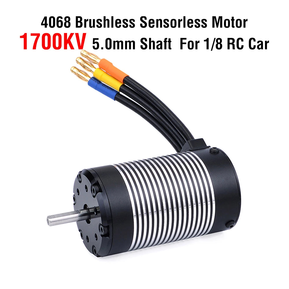 Surpass Hobby Rocket 2845 F540 3650 3660 3665 3670 3674 4068 Waterproof Brushless Motor for 1/10 1/12 RC Car Robot WLtoys 12428