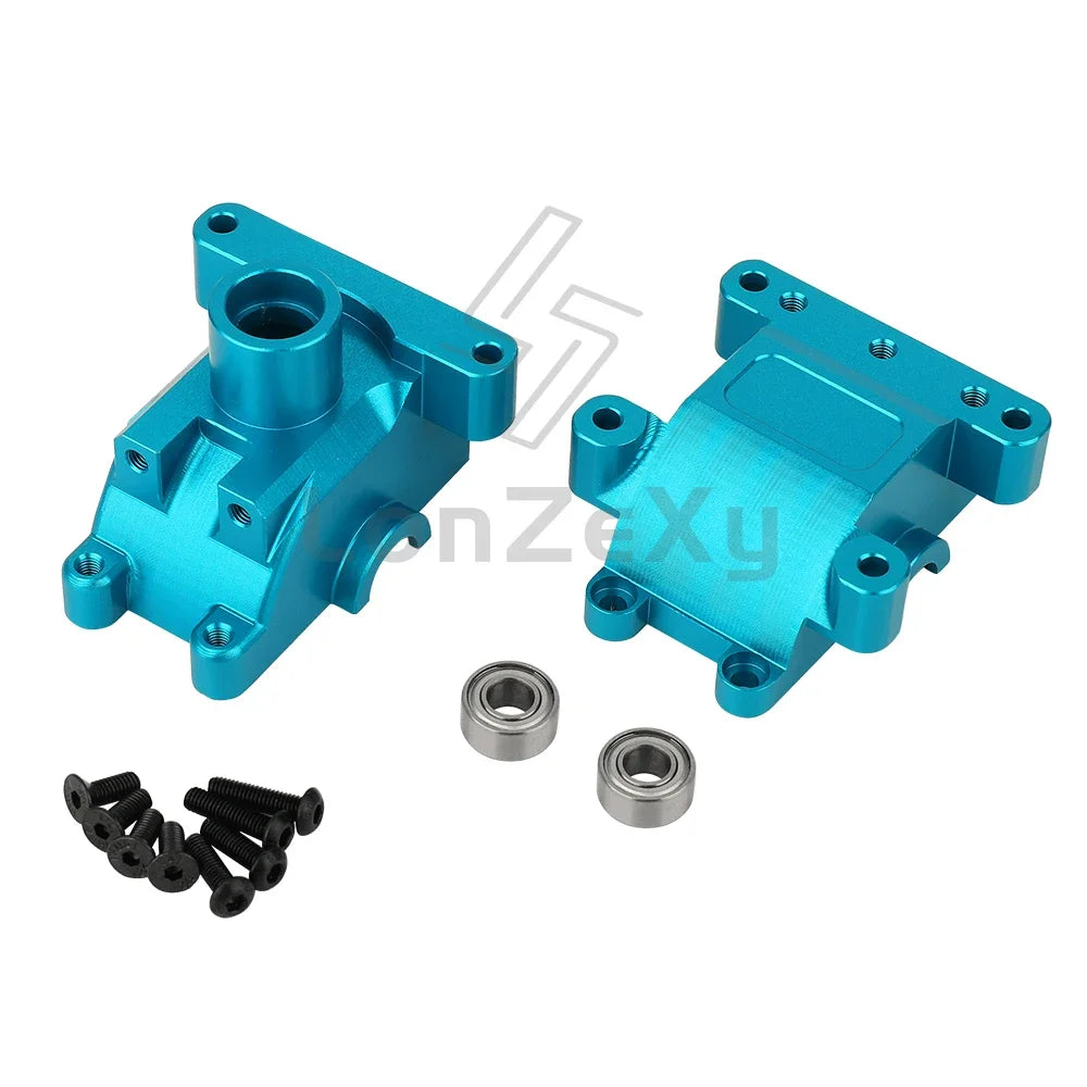 Metal Suspension Arms Steering Knuckle Gearbox Housing Motor Mount CVD Shaft for Tamiya TT01 TT-01 1/10 RC Car Upgrade Parts