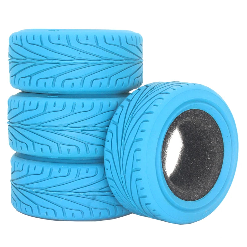 1:10 Scale RC model Car parts On Road 26mm High Grip Rubber Tires Fit HSP HPI HIMOTO REDCAT Racing for HSP 94123/94122/94103