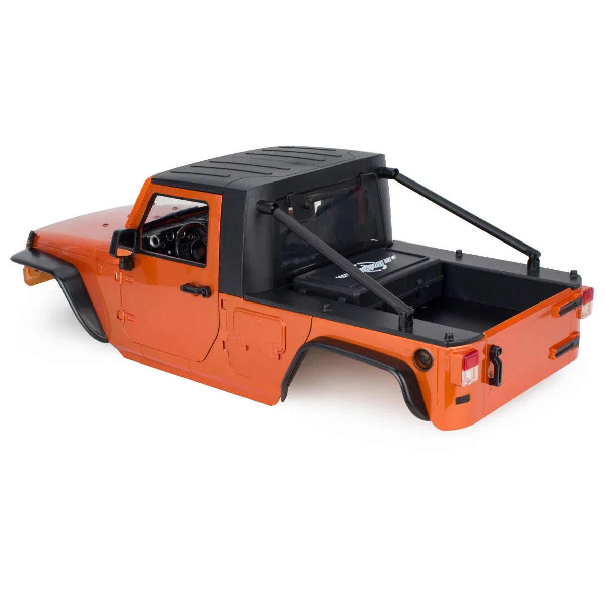 313mm 12.3in Wheelbase Hard Plastic Pickup Body Shell Unassembled Kit for 1/10 RC Crawler Car Axial SCX10 90046 Jeep Wrangler