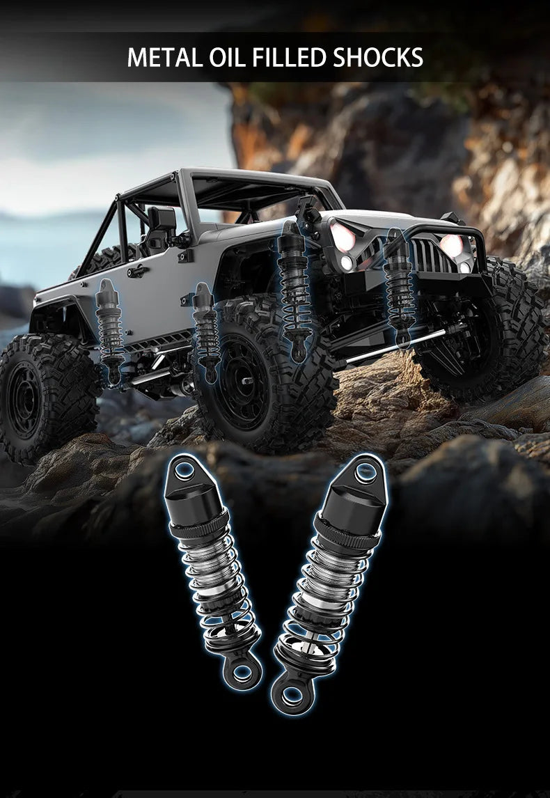 MJX H12Y+ Silver Climbing RC Car Toy 1:12 Scale Electric Off-Road Vehicle Model Remote Control Car Professional Off-Road  H12Y
