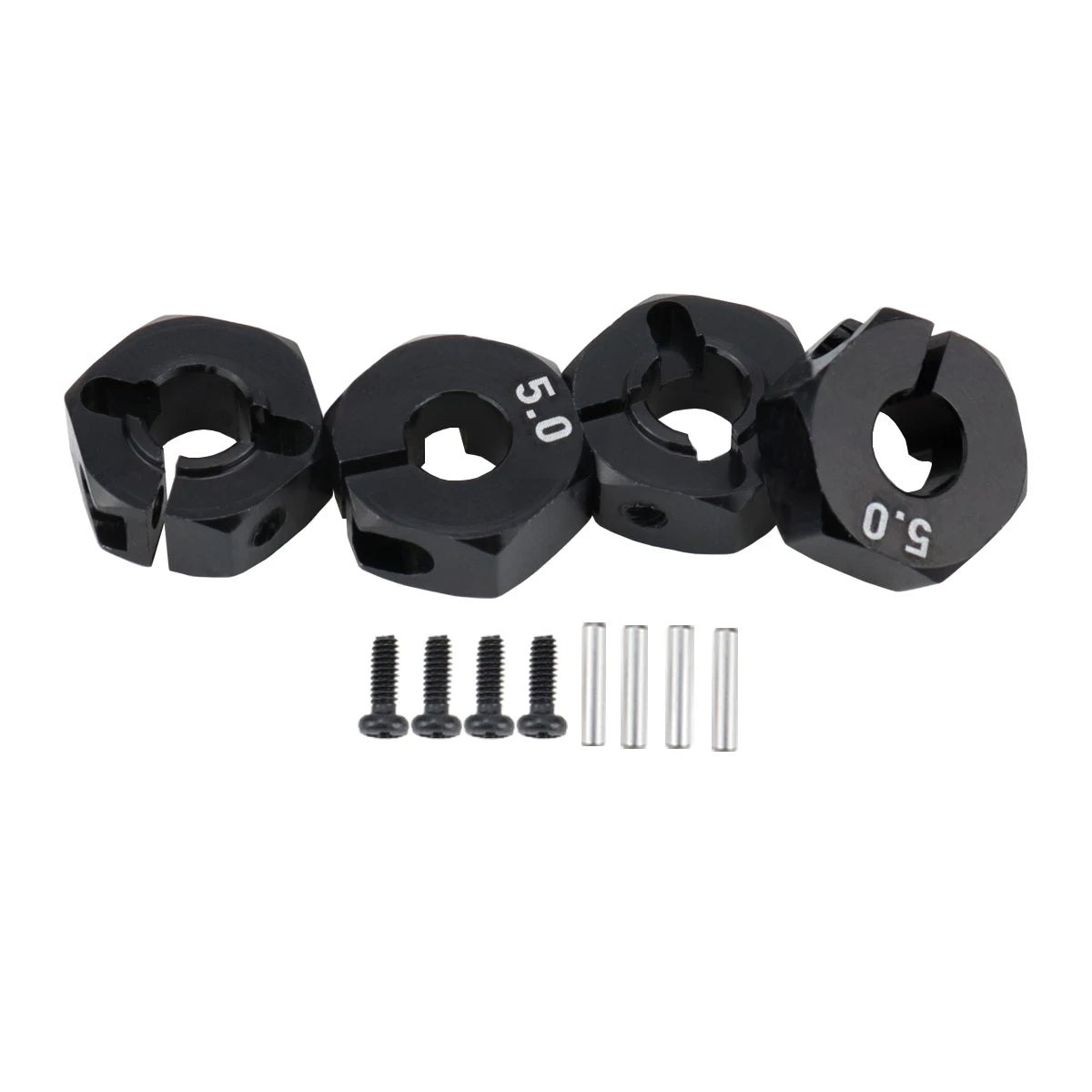 Aluminum 5/6/7/8/9/10/11/12mm Adapter Hex 12mm Drive Hub with Pin Screws for RC Auto Track Truck HSP HPI Tamiya Traxxas Slash
