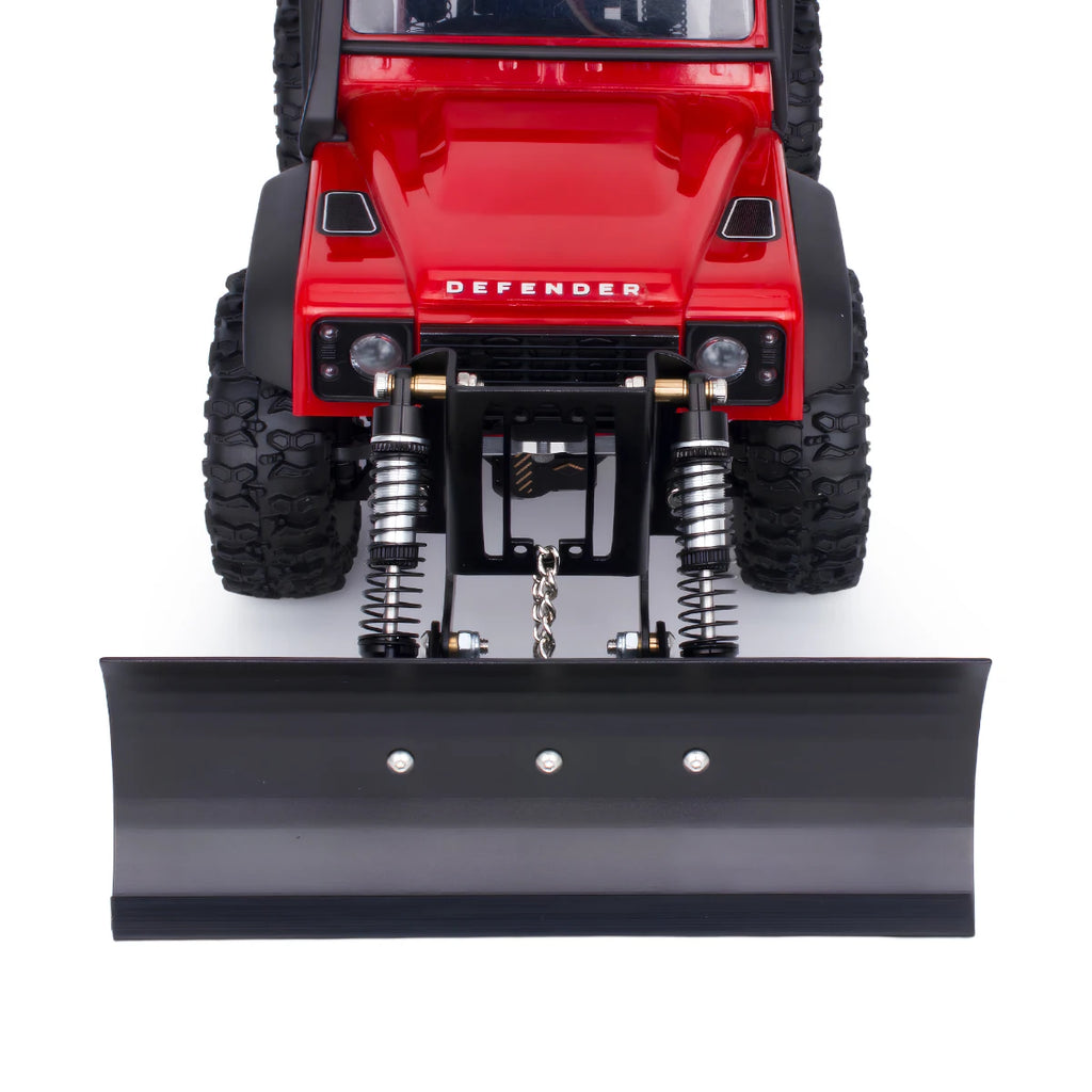Adjustable Aluminum Alloy Snow & Sand Shovel for 1/18 1/24 RC Crawler - Fits TRX4M & SCX24, Metal Upgrade Shovel Accessory