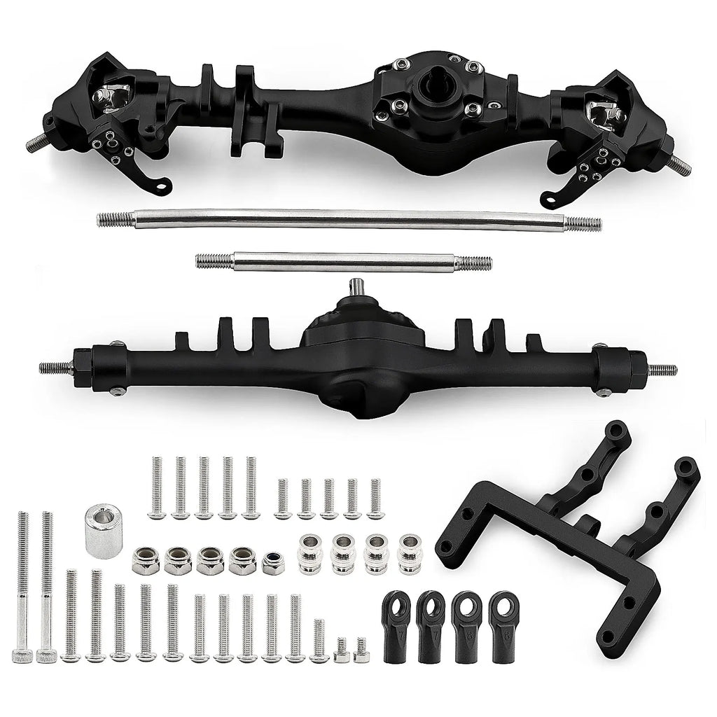 F10T CNC Aluminum Axle Set for Axial SCX10 II SCX10 III VS4-10  10.2 Complete Upgrade Axles Assembly for RC Crawler Truck Parts