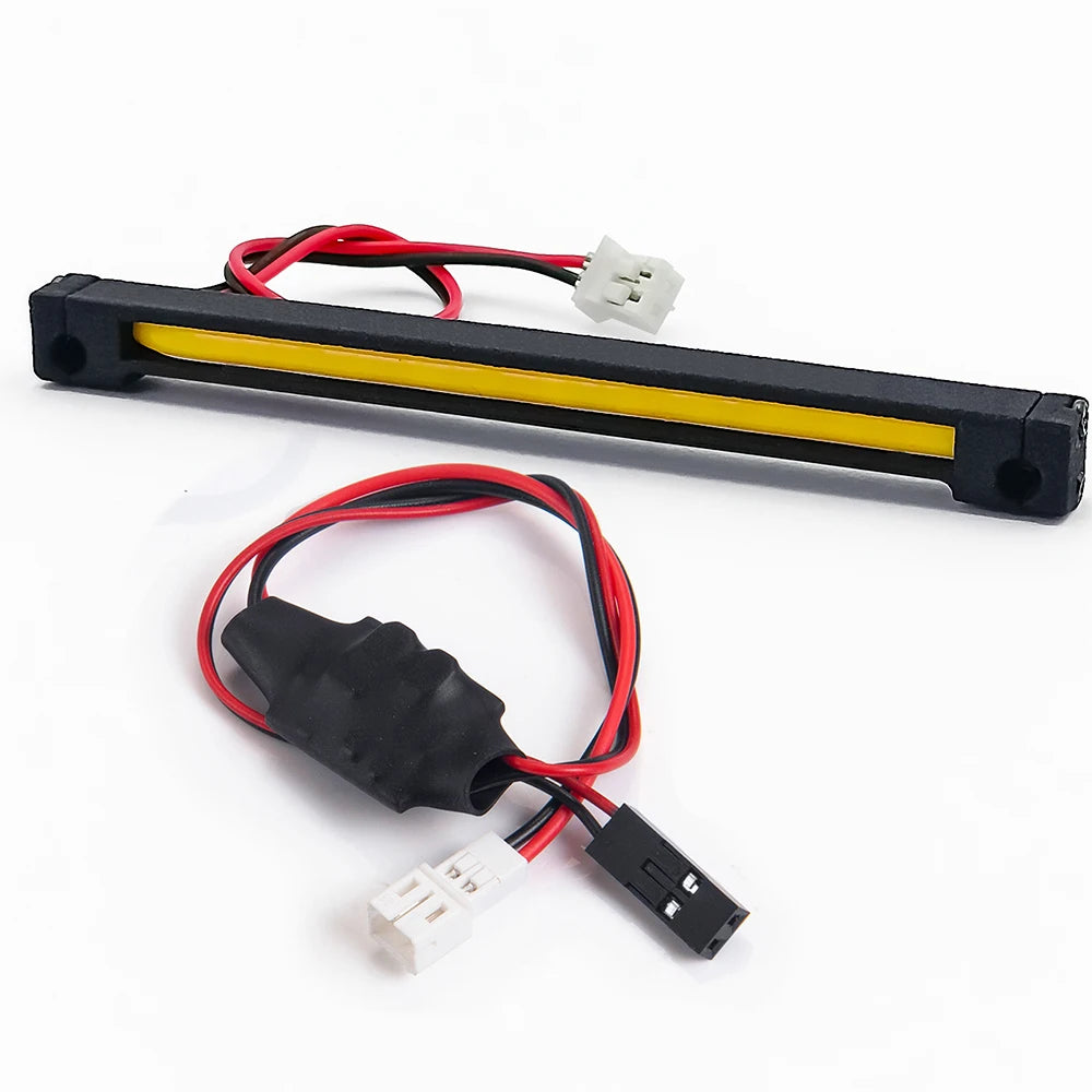 AXSPEED COB Roof Light Headlights Taillights LED Lights Group for TRX4M Defender 1/18 RC Crawler Car Model Parts