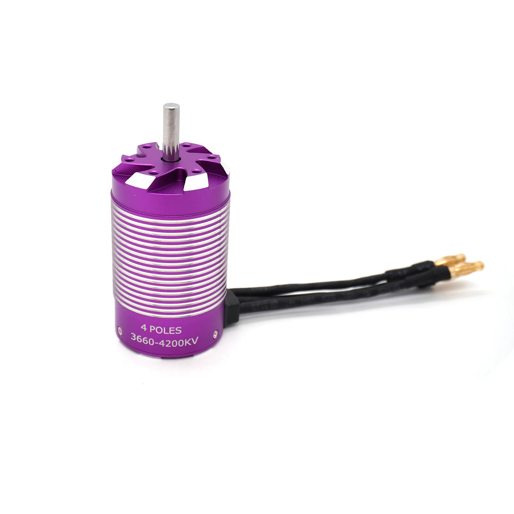 YSIDO Brushless Sensorless Motor 3674/3660/3650 4 Poles for 1:8 1:10 WLtoys HSP Tamiya Traxxas GTR RC Off-Road Racing Buggy Cars