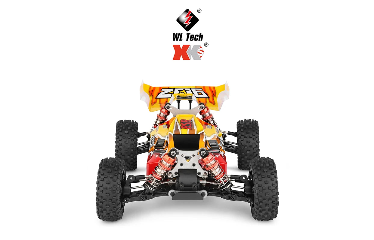 WLtoys 144010 V8 RC Car Brushless 1:14 75Km/H High Speed Metal 4WD Drive Off-Road 2.4G Transmitter 1/14 RC Racing Car  VS 144010