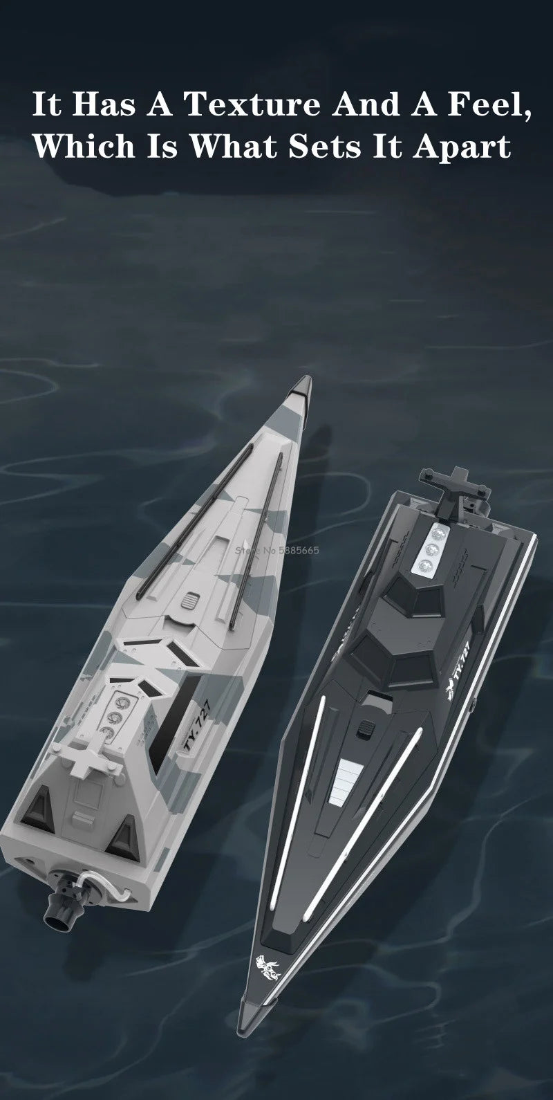 Summer 40KM/H High-Speed RC SpeedBoat Boat Model 200M Waterproof Capsized Reset Low Battery Alarm Electric Remote Control Boat