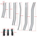 YEAHRUN Metal Links Suspension Linkage with Plastic Rod End for Axial SCX10 II Wraith TRX4 1/10 RC Crawler Car Parts