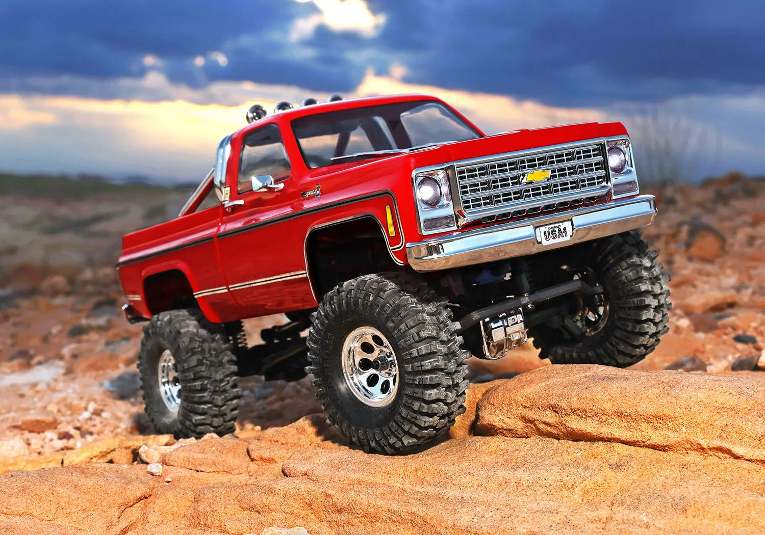 TRAXXAS 1/18 RC Car TRX4M K10 Heightening Crossing Version Of Climbing Car Off-road Vehicle Toys For Adult Kid Gift