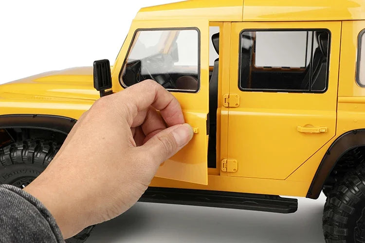 Metal Simulation 4 Doors DIY Pickup Truck Body Shell 313mm Wheelbase for 1/10 RC Crawler Car Traxxas TRX4 Defender RD110 Parts