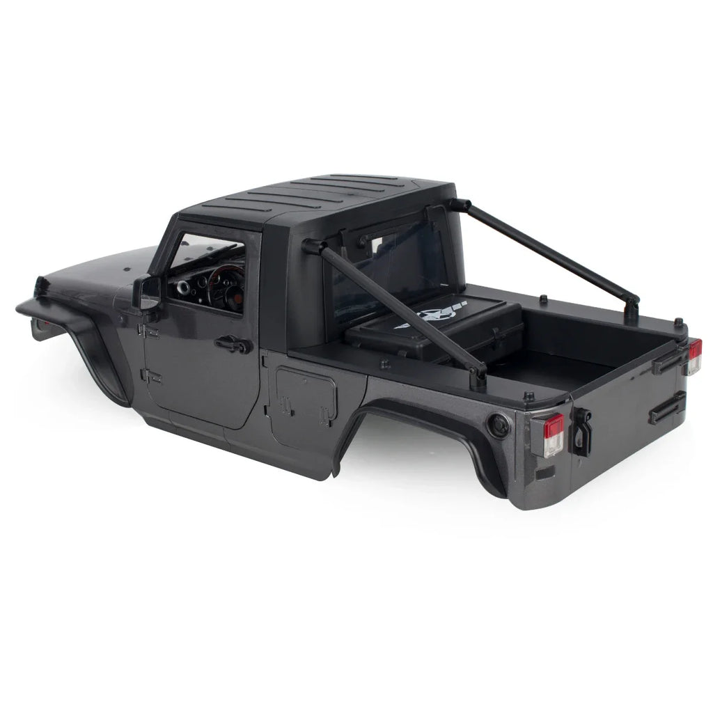 313mm 12.3in Wheelbase Hard Plastic Pickup Body Shell Unassembled Kit for 1/10 RC Crawler Car Axial SCX10 90046 Jeep Wrangler