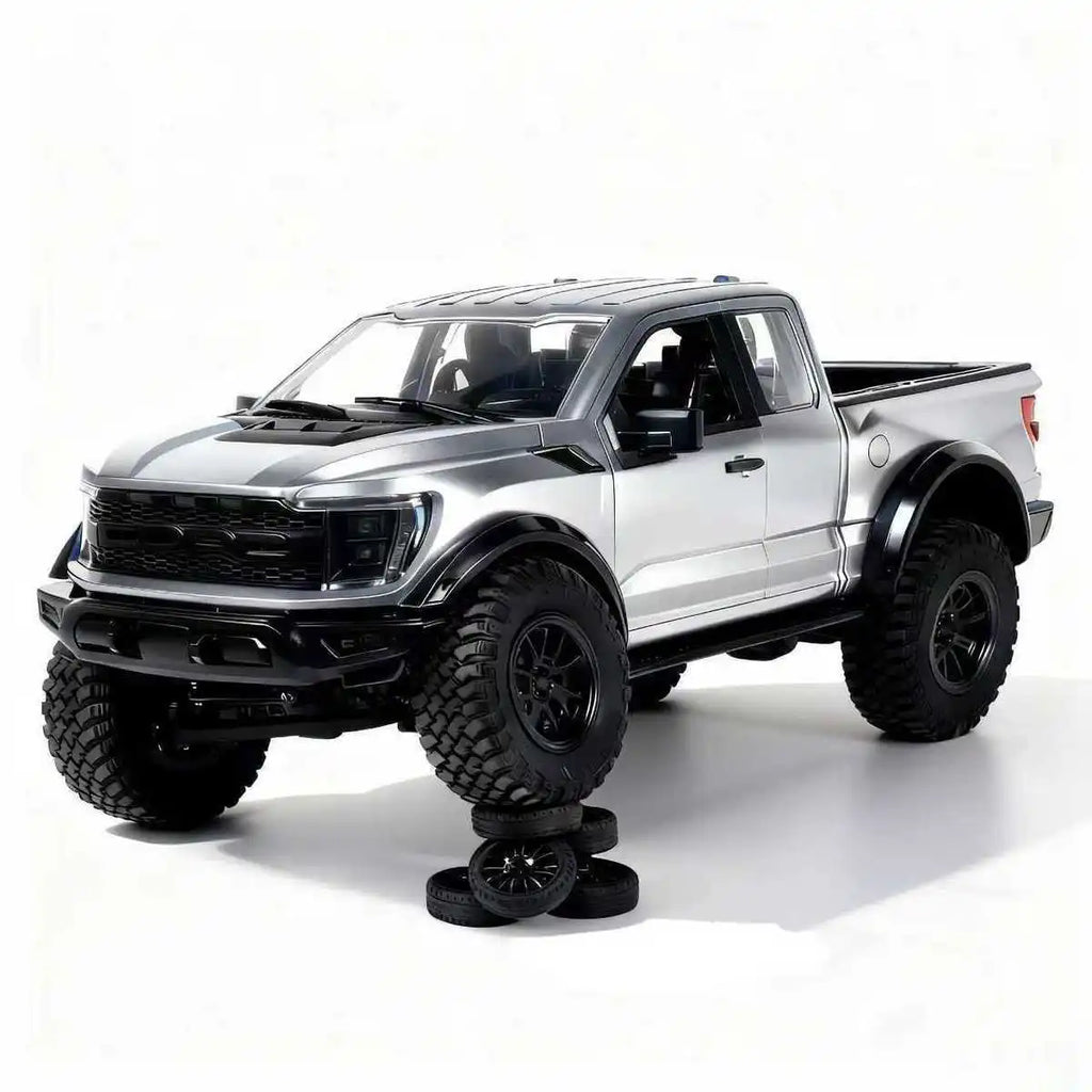 Hongxing New F-150 Rc Car 1:12 Scale 4wd Off-Road Pickup Truck Full Metal Gearbox Realistic Open Doors Cruise Control Rc Vehicle