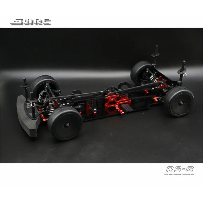 SNRC 120002 R3-G 1/10 RC Remote Control Vehicle Professional 4WD Electric Touring Car Racing Flat Car Frame