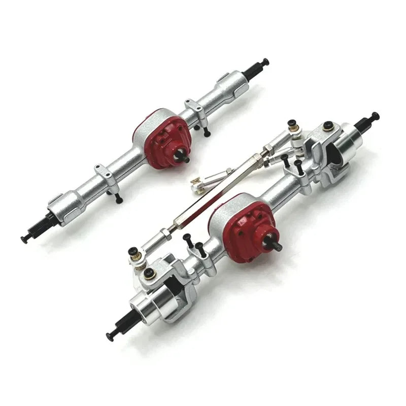 Metal Upgrade, Front And Rear Axle Assemblies, For MN Model 1/12 MN82 LC79 MN78 RC Car Parts