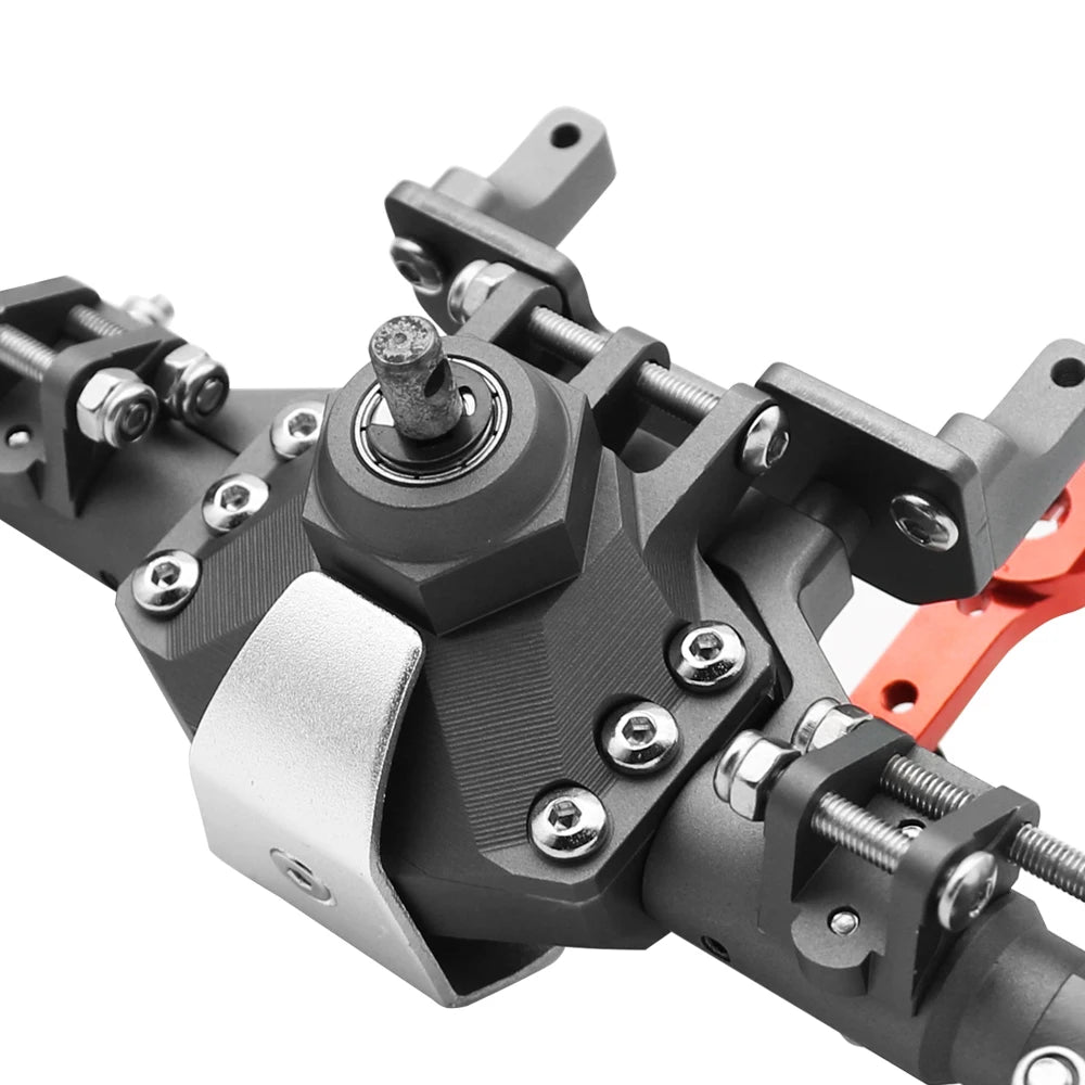 New CNC Machined Aluminum Alloy Front and Rear Portal Axle for 1/10 RC Crawler Car Axial SCX10 II 90046 90047 Redcat GEN8 RGT