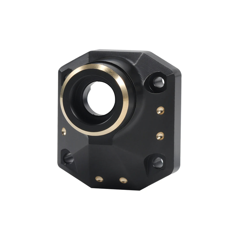 Black Brass Weights Steering Knuckles Portal Cover Set for Axial Capra SCX10 III AR45P SuperShafty CP44 Vanquish F9 Axle Housing