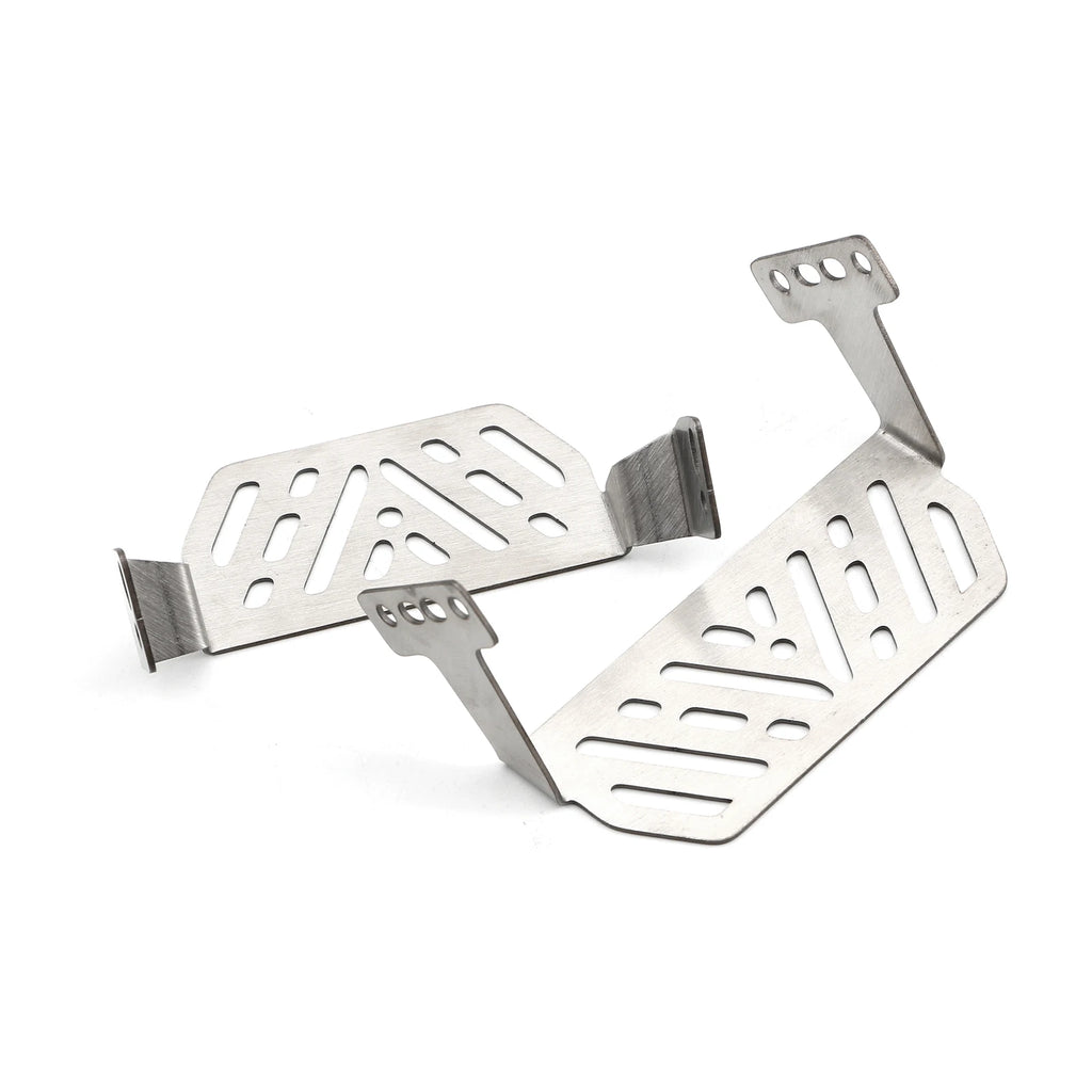 1/10 RC Crawler TRX - 4 Upgrade! Heavy - Duty Stainless Steel Chassis Armor Protection Anti - Skid Plate