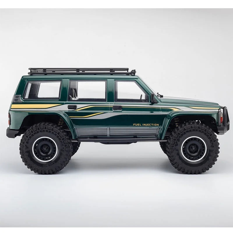 YK4107 Pro Brushless 1/10 Simulation Patrol RC Remote Control Brushless 4WD Differential Lock Climbing Car Off-road Vehicle Gift