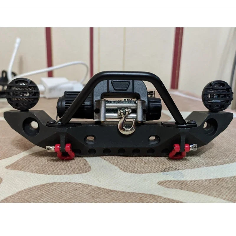Metal Automatic Winch With 3CH Control Cable For 1/10 RC Crawler Car Axial SCX10 TRAXXAS TRX4 RC4WD D90 Upgrade Parts