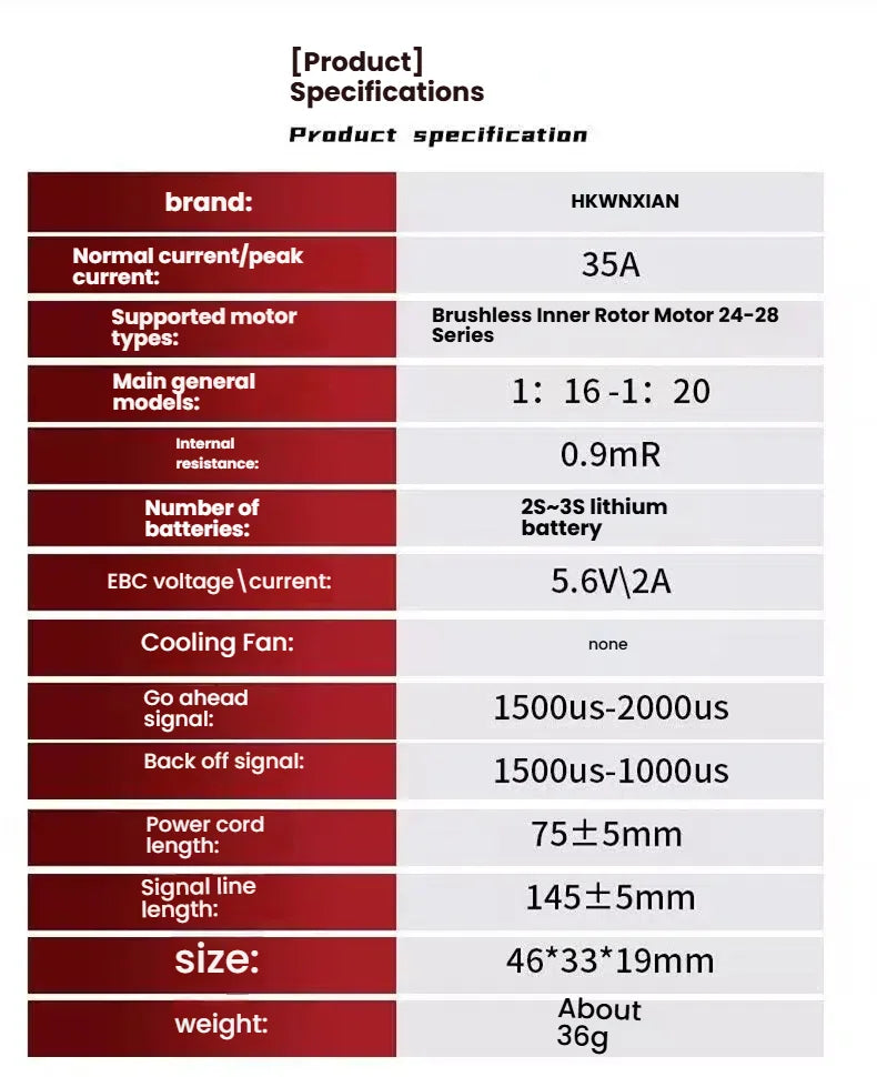 RC motor 2847 4000kv 2847brushless motor 16101/16102 1/16 brushless modification upgrade waterproof electric adjustment 35A/45A
