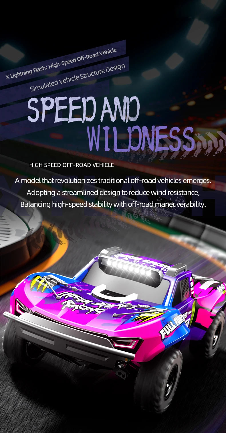 C8826 1:10  High-Speed Brushless 4WD Off-Road RC Car with Hydraulic Suspension Premium Remote Control Vehicle for Kids Adults