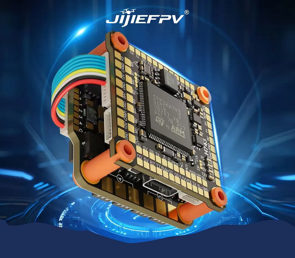 JIJIEFPV H743 Flight Controller H7 FC H743 Stack 8S 55A 60A 70A 4in1 ESC For 5inch DJI RC FPV freestyle Drone DIY Parts