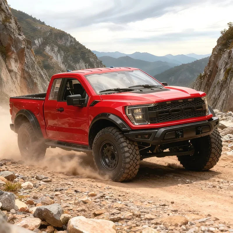 1:12 RC Car RC Pickup Truck F-150 4WD RC Crawler Full Proportion Metal Drive Shaft Gear Off-Road RC Car Lifelike Door Opening