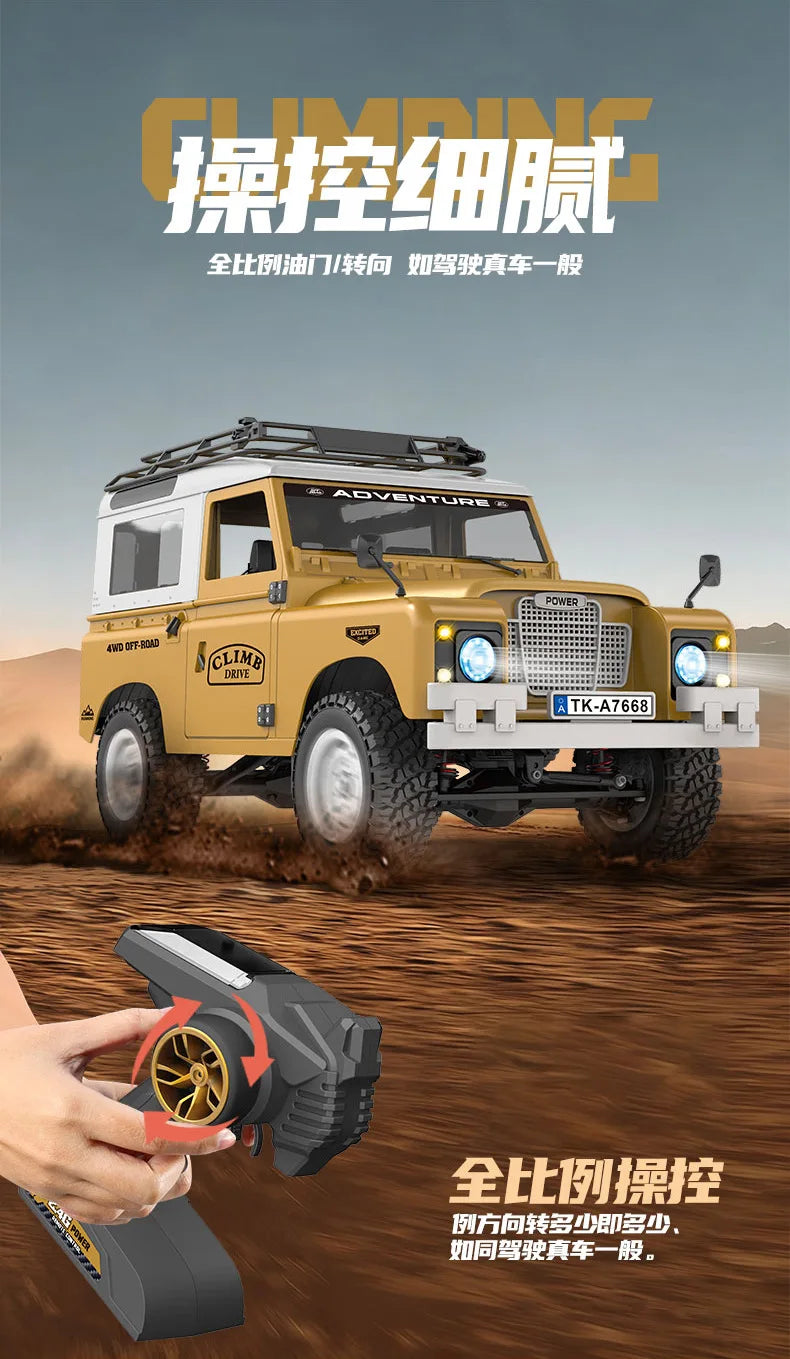 1:10 full scale pickup truck 4X4 professional remote control vehicle Defender simulated off-road climbing vehicle RC CAR