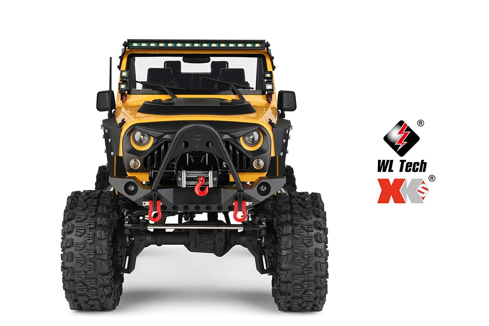 WLtoys 104026 1/10 Professional RC Car Off Road 4x4 2.4G 4WD Remote Control Cars 45 Minutes Working Time Climbing Car Adult Toy