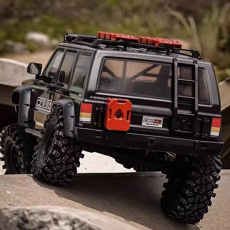 Cro 1/8 Rc Car Remote Control Electric Emo X2 Lion Differential Lock Dual Speed Door Bridge Climbing Off-Road Vehicle Model Gift
