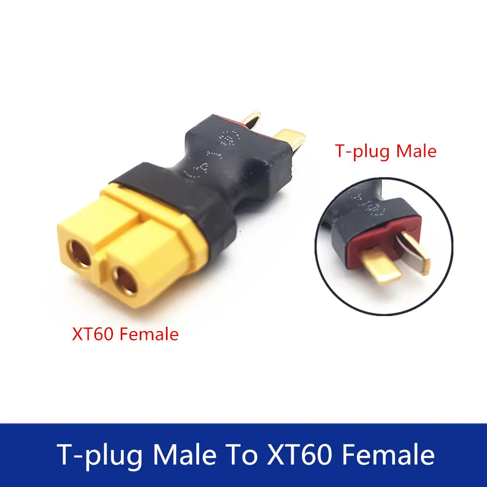 Adapter XT30 XT60 XT90 TRX T Plug Deans EC5 EC3 Female to Male HXT 4MM Connectors Plug RC Lipo Battery Control Parts DIY