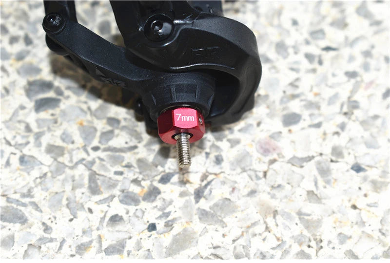 GPM for ARRMA 1/10 GRANITE SENTON BIG ROCK VORTEKS 3S Metal Alloy 12mm Hex 7MM Thickness Wheel Hub Adapter AR310779 AR310871