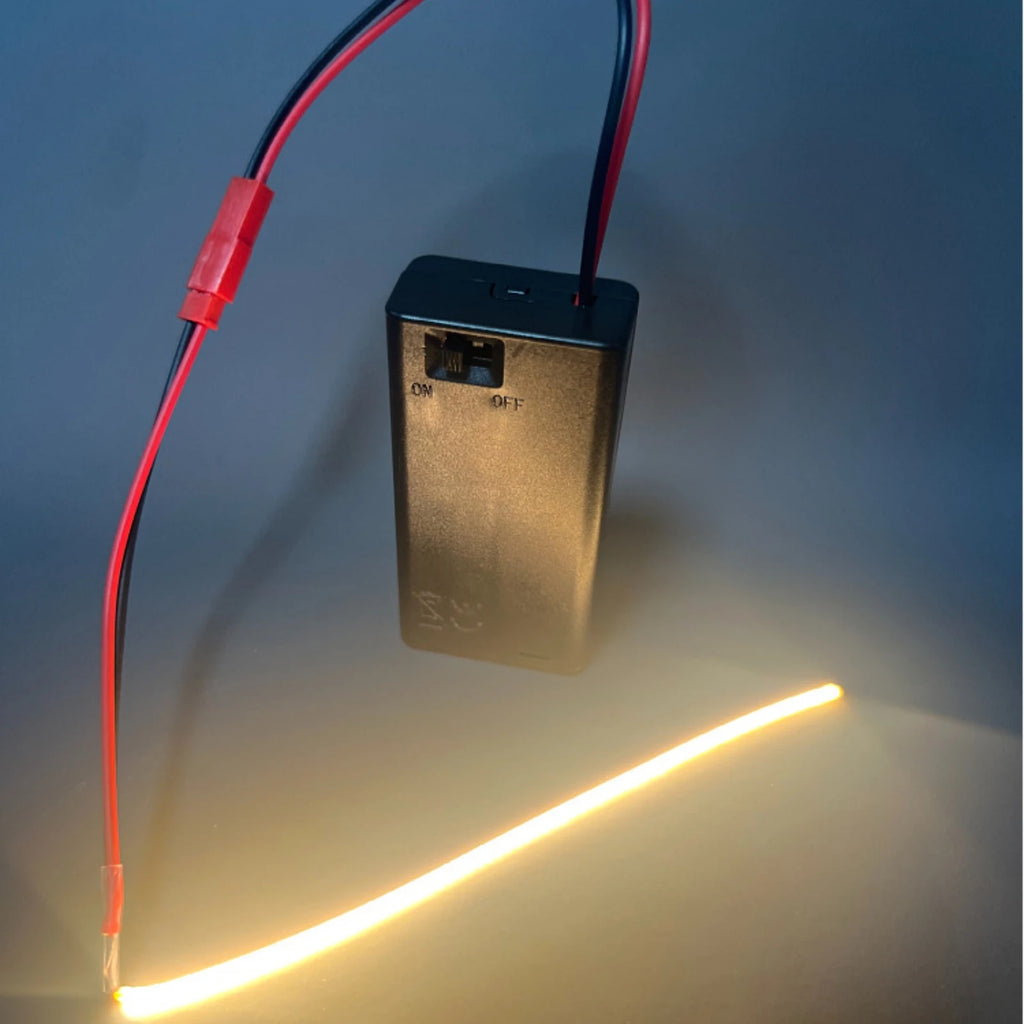 DC 3V Battery Powered LED Filament Flexible 360° Glowing Luminous Bendable DIY Creative Edison Bulb Lamp Parts Diode Lighting