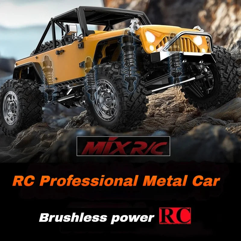 MJX H12Y+ Silver Climbing RC Car Toy 1:12 Scale Electric Off-Road Vehicle Model Remote Control Car Professional Off-Road  H12Y