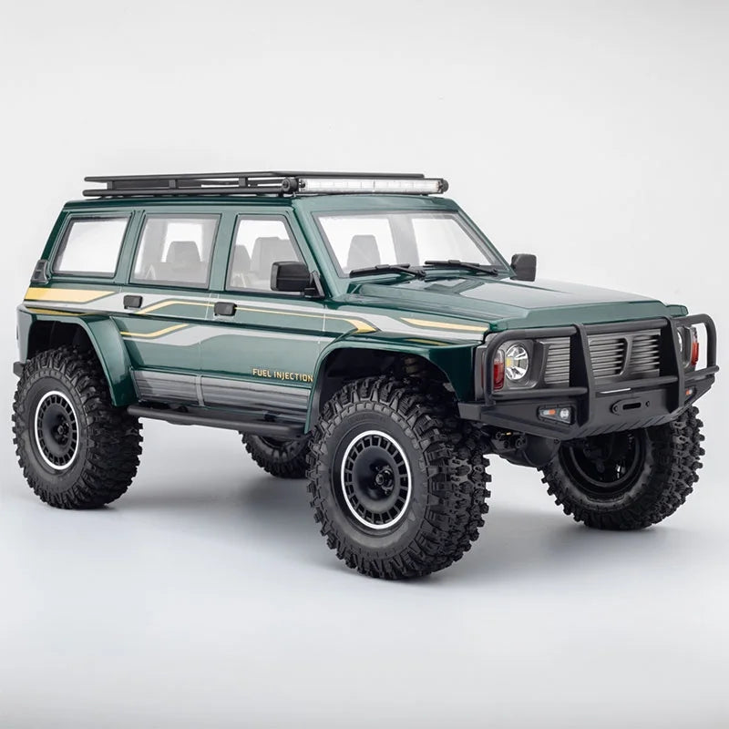 YK4107 Pro Brushless 1/10 Simulation Patrol RC Remote Control Brushless 4WD Differential Lock Climbing Car Off-road Vehicle Gift