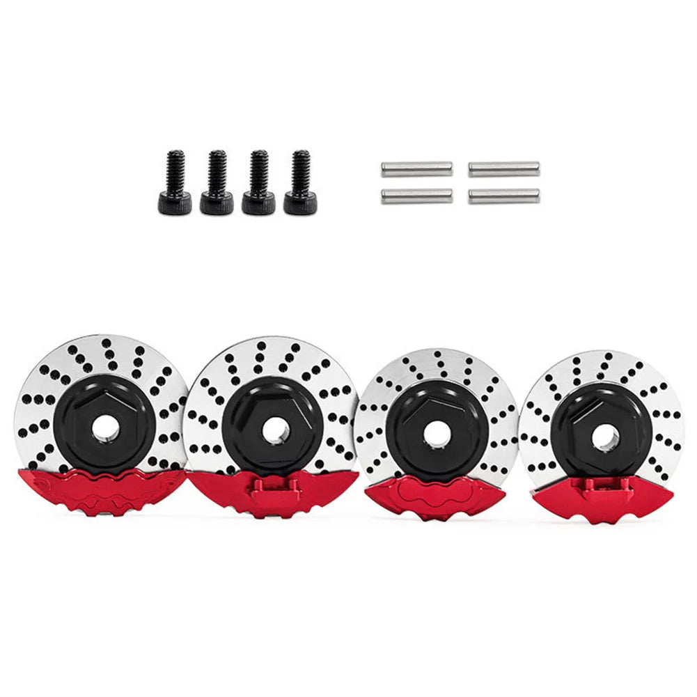 RC for Traxxas 4 Tec 2.0 Aluminum Brake Disc Red Caliper TRF10P202