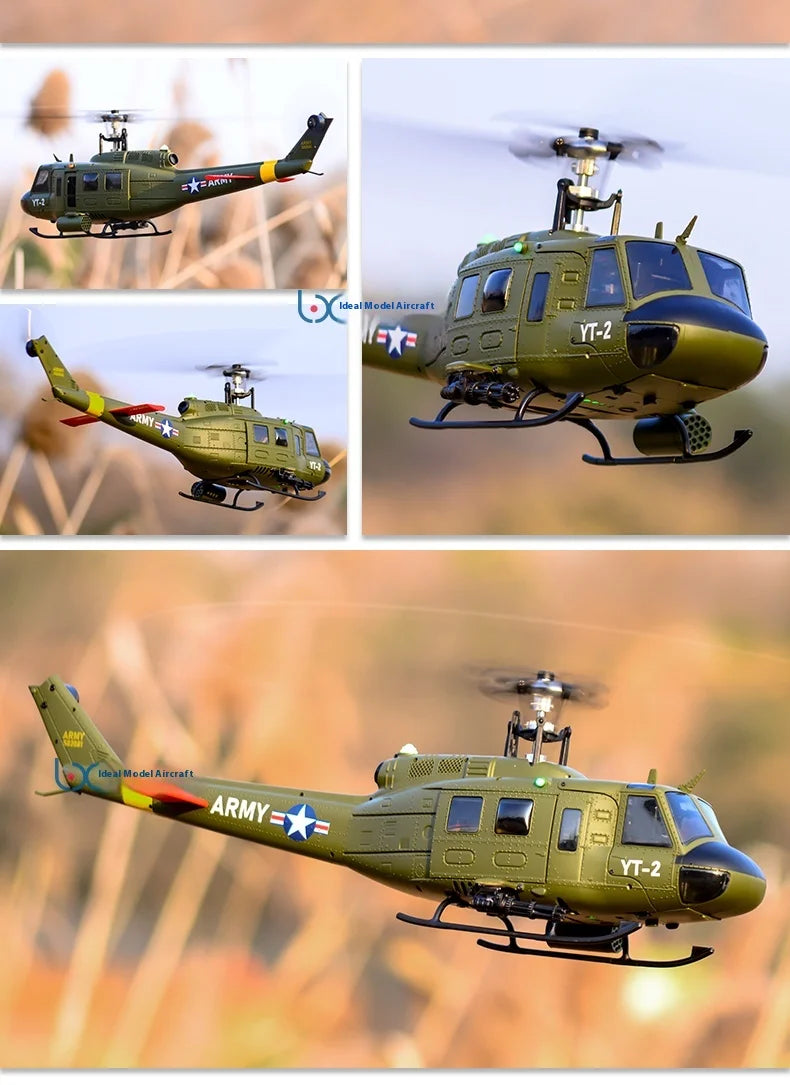 Yuxiang F07 intelligent version/F07V manual version UH1 Huey remote-controlled helicopter 3D stunt helicopter