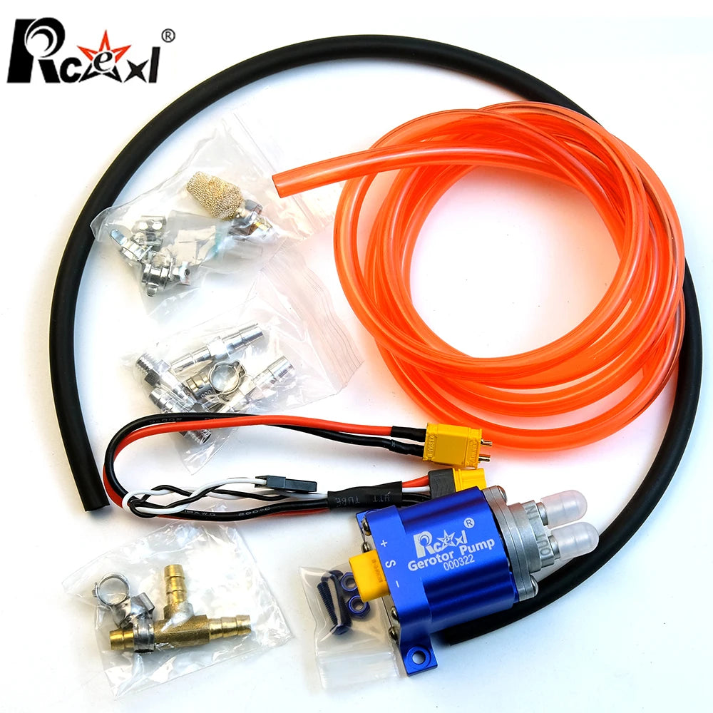RCEXL Gerotor Metal Brushless Motor Smoke Pump Oil Pump Electric Refueling Pump for Fixwing JET RC Engien Model Accessory