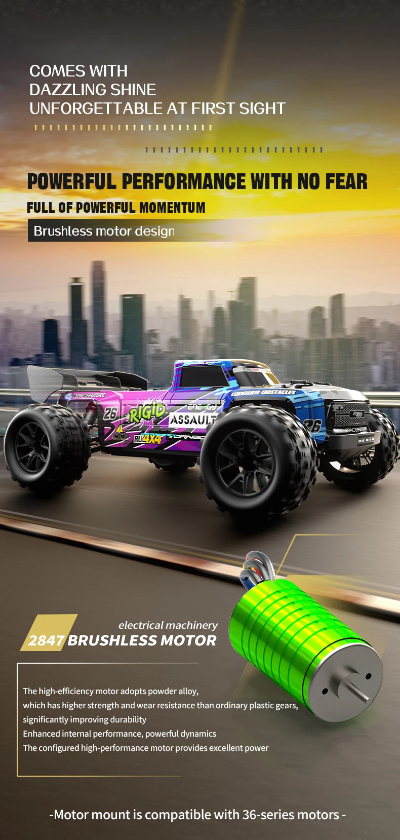 90KM/H High Speed Brushless Four-Wheel Drive Remote Control Car Off-road Vehicle RC Drift Racing With Lights RC Car Adult Toys