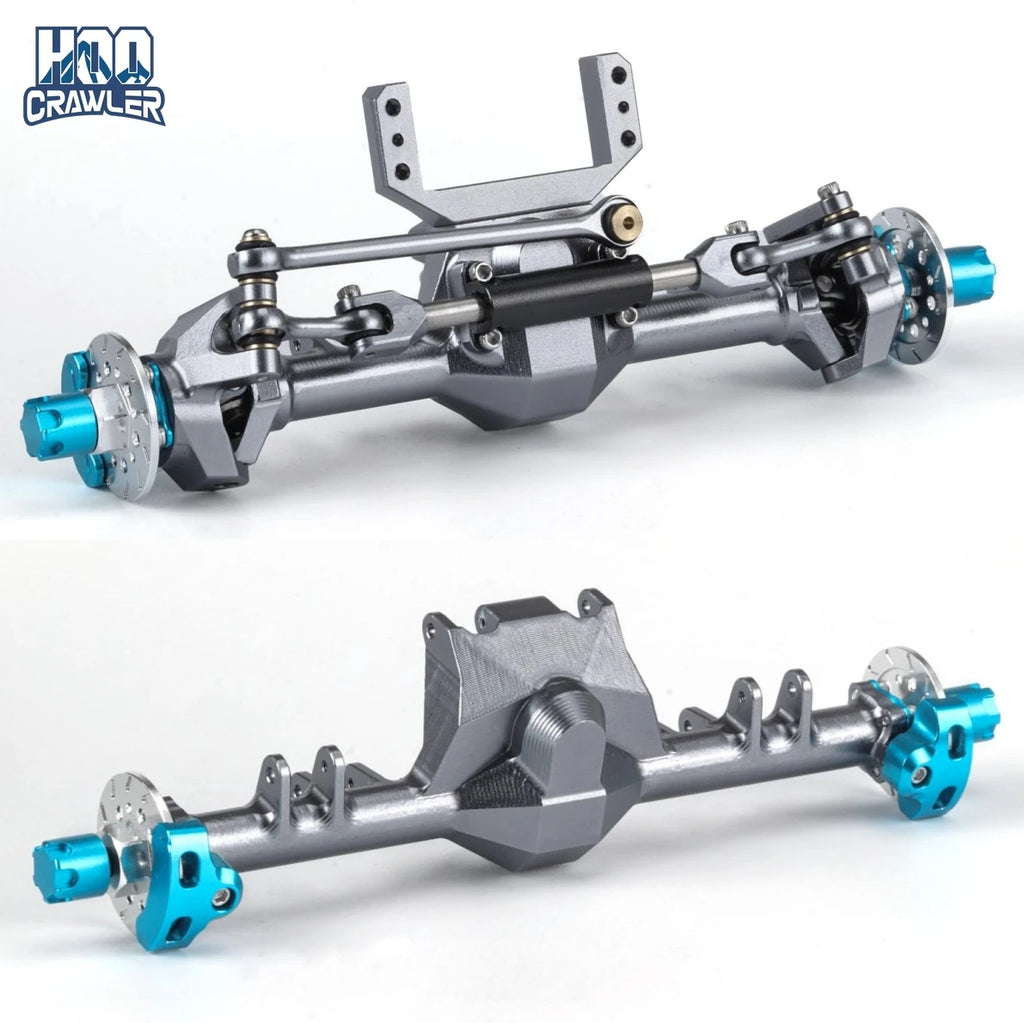 HooCrawler CNC Aluminum SCX24 RC Crawler Axles +9mm Straight Axles for 1/24 RC Crawlers SCX24 90081 C10 JEEP Gladiator