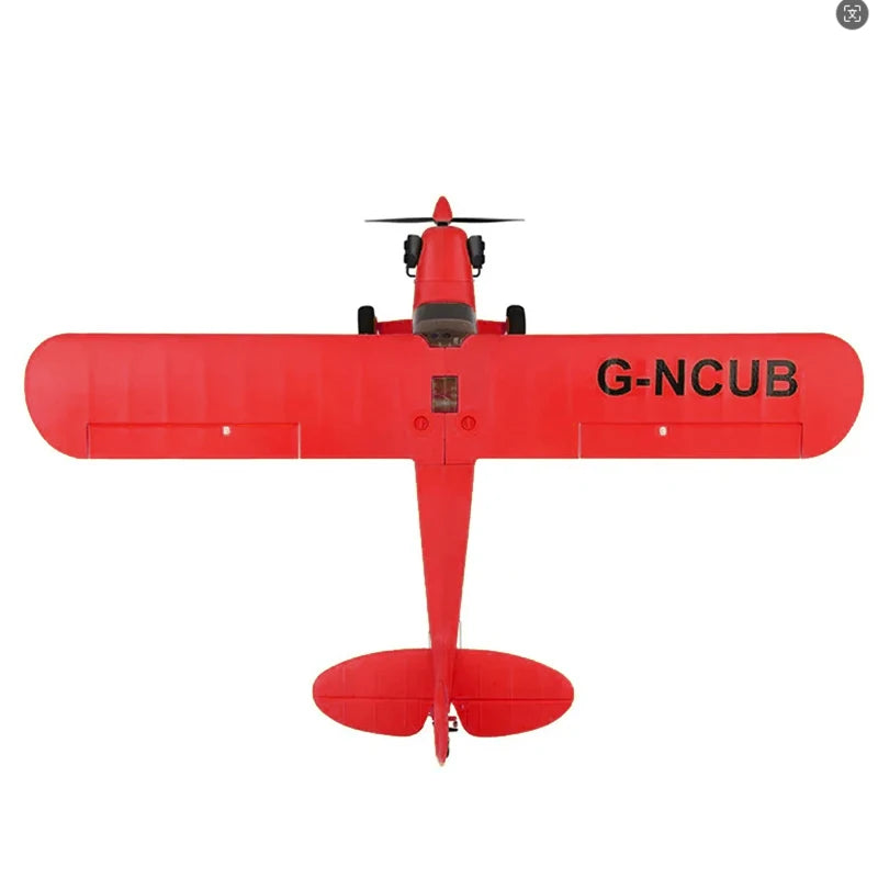 2024 RC Airplane WLtoys A160 Upgrade J3-CUB 5CH Remote Control Plane 3D/6G 1406 Brushless Motor Outdoor Foam Fixed-wing aircraft