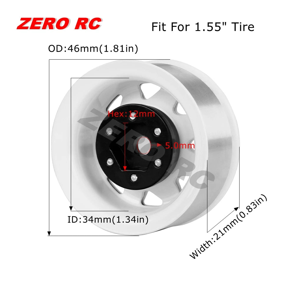 RC Crawler Car Soft 1.55" Off Road Mud Tires 76*27mm 95*35mm Foam Insert For D90 TF2 Tamiya CC02 LC70 MST JIMNY Blocks WHEEL