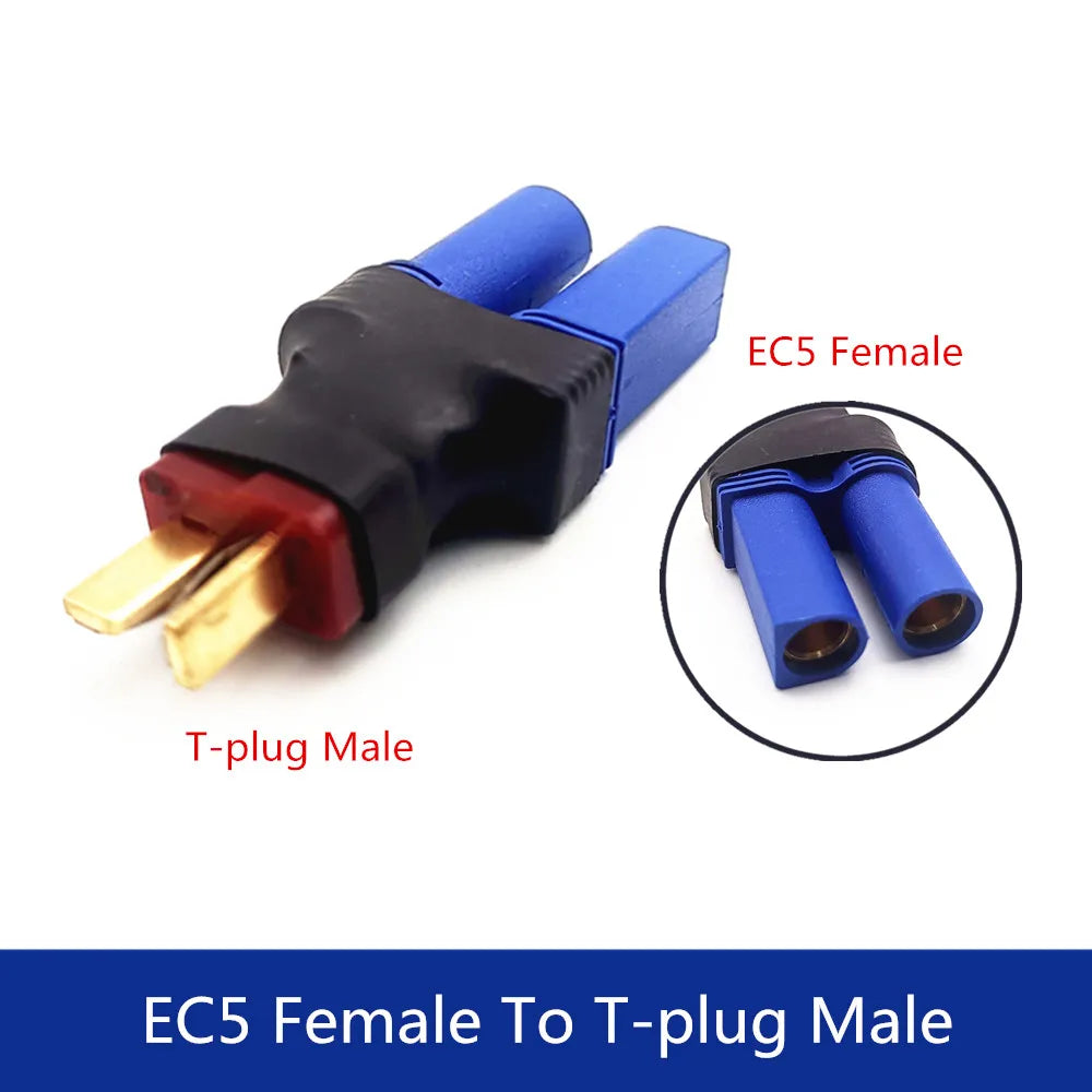 Adapter XT30 XT60 XT90 TRX T Plug Deans EC5 EC3 Female to Male HXT 4MM Connectors Plug RC Lipo Battery Control Parts DIY