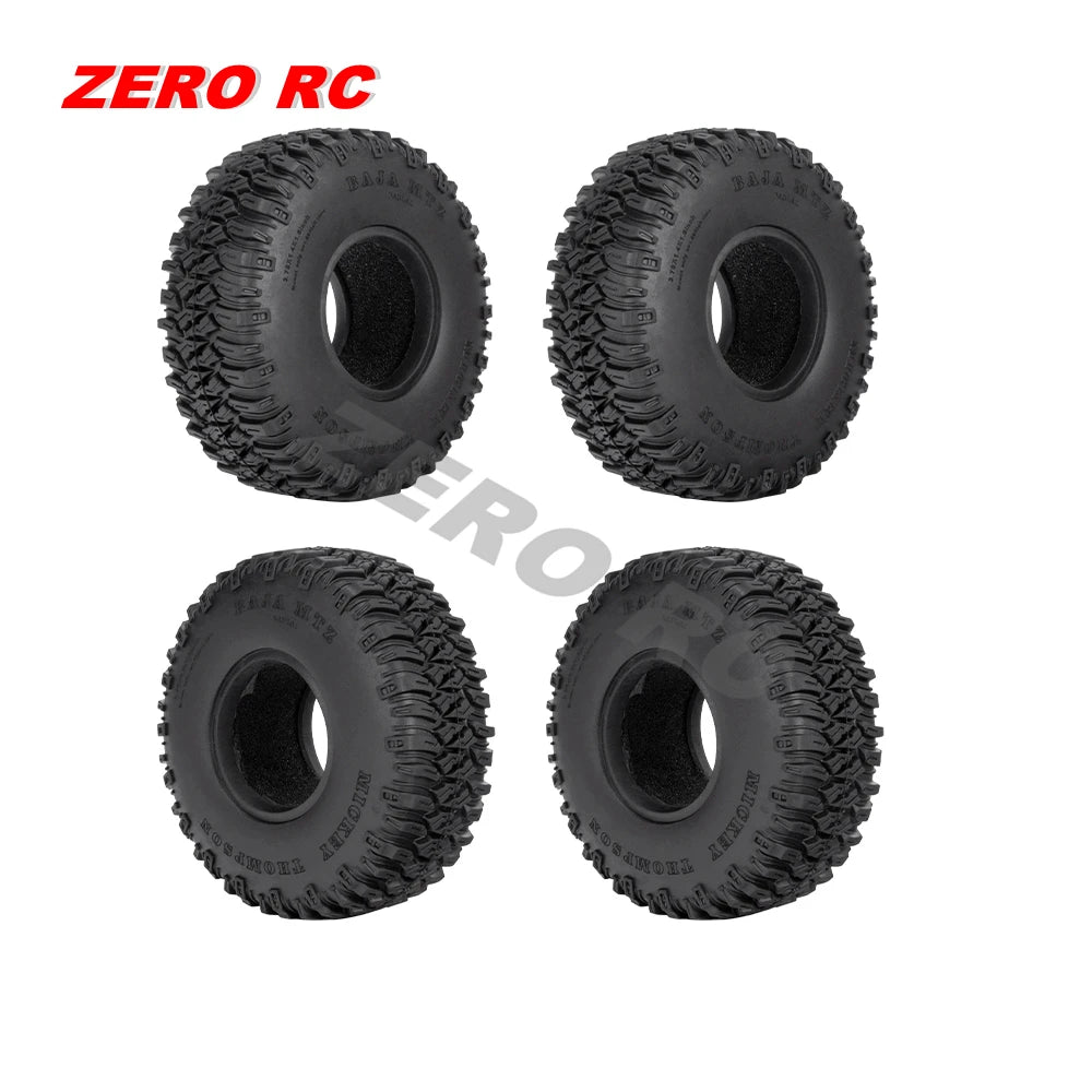 RC Crawler Car Soft 1.55" Off Road Mud Tires 76*27mm 95*35mm Foam Insert For D90 TF2 Tamiya CC02 LC70 MST JIMNY Blocks WHEEL